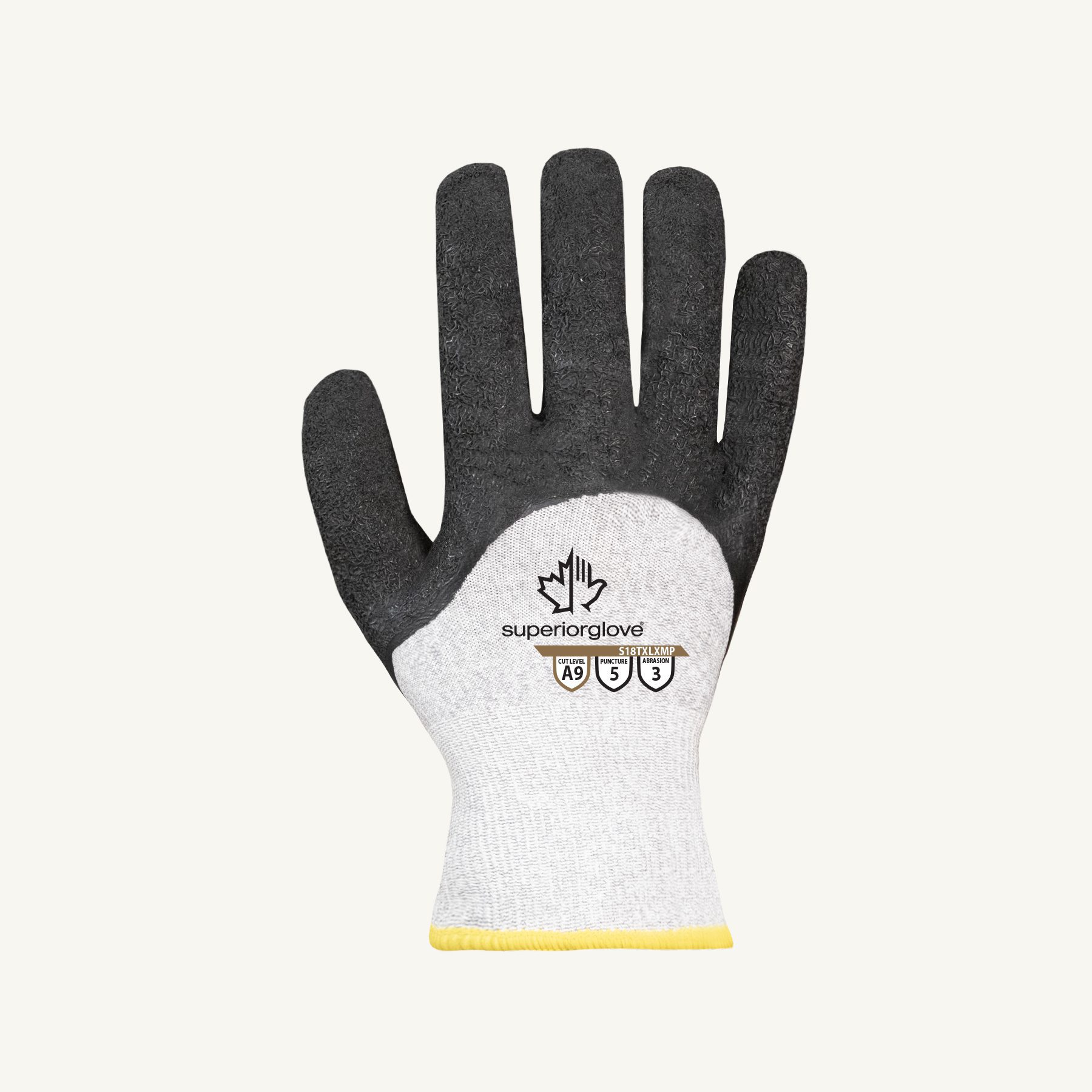 Superior Glove® TenActiv™ S18TXLXMP Latex Coated Hypodermic Resistant A9 Gloves